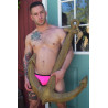 Breedwell Slip DOMINATOR MANKINI Rose fluo